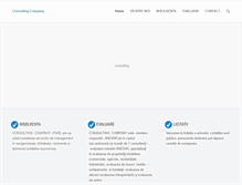 Tablet Screenshot of consultingcompany.ro